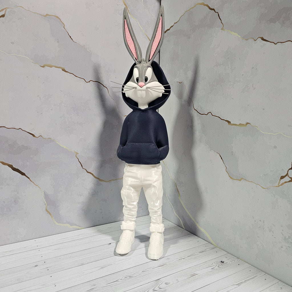Bugs Bunny Streetwear - Figura Coleccionable Gigante (35 cm) - Viña 3D