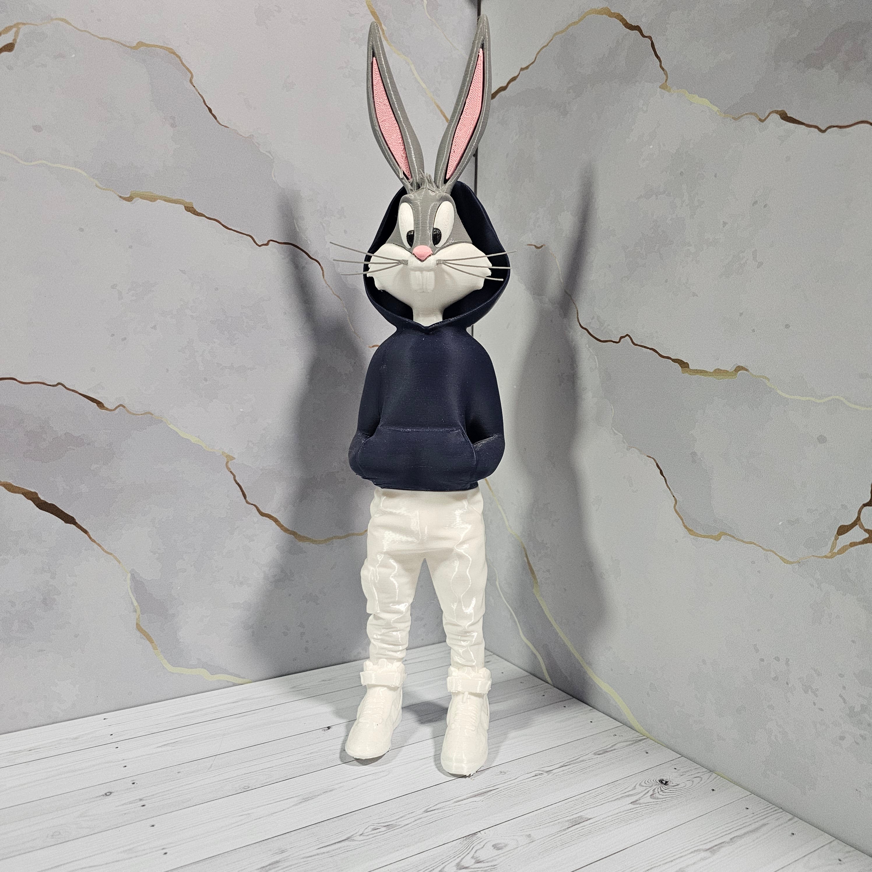Bugs Bunny Streetwear - Figura Coleccionable Gigante (35 cm) - Viña 3D