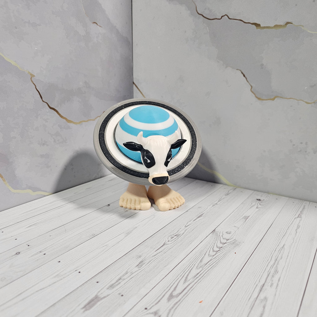 Figura Surrealista "Vaca Saturnita" - Colección  Brainrot Italiano - Viña 3D