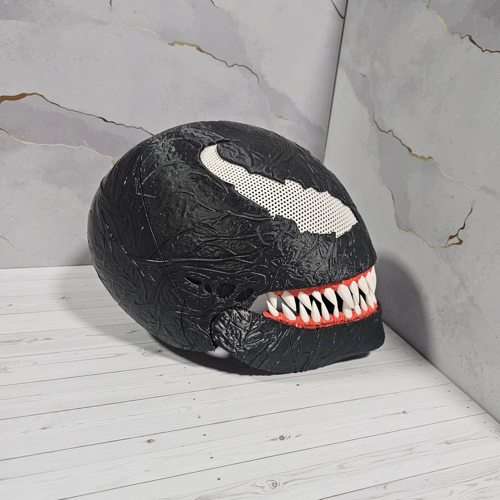 Máscara Coleccionable Venom 3D Wearable - Textura Simbionte Premium - Viña 3D