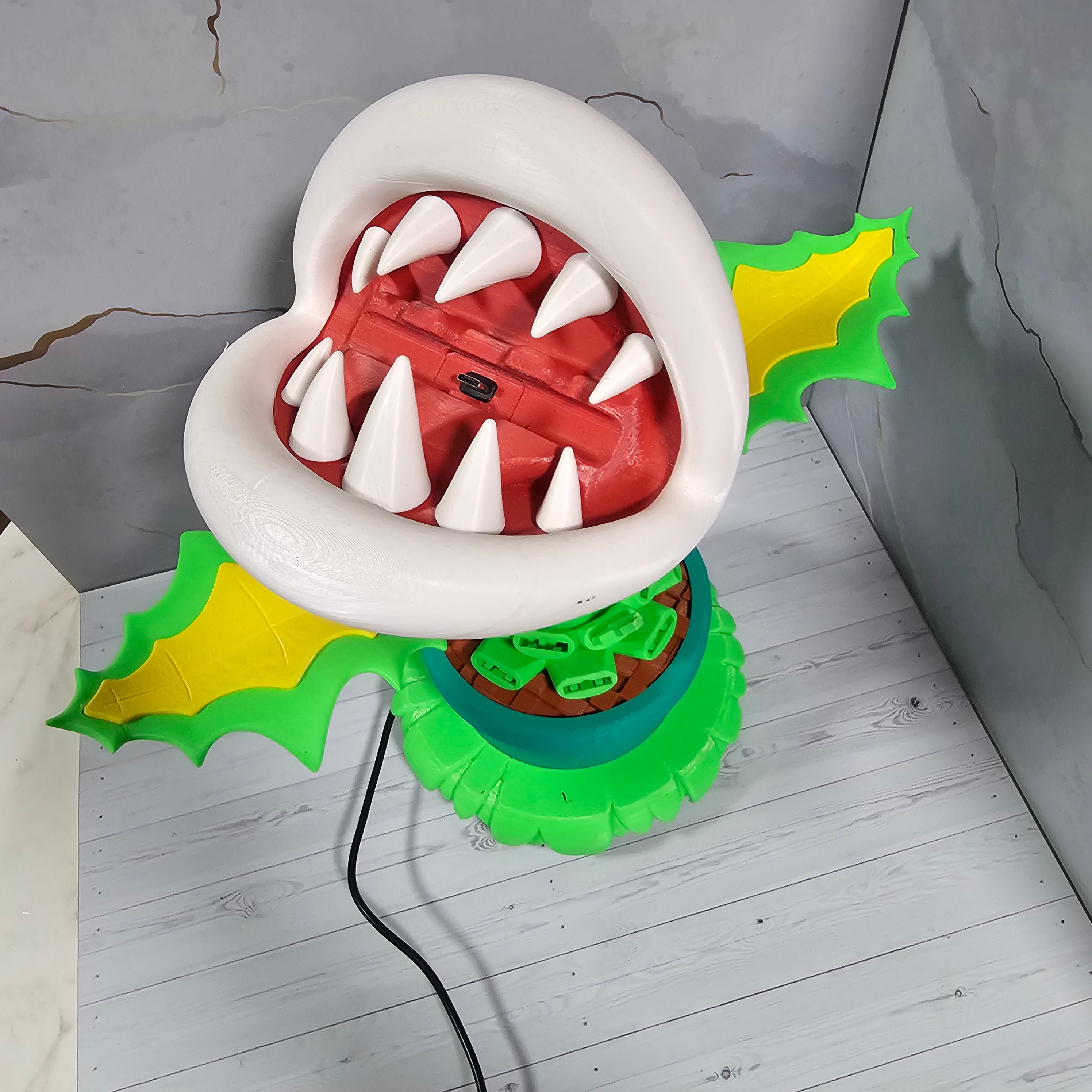 Soporte para Nintendo Switch "Planta Piraña" - Base Gamer 3D - Viña 3D