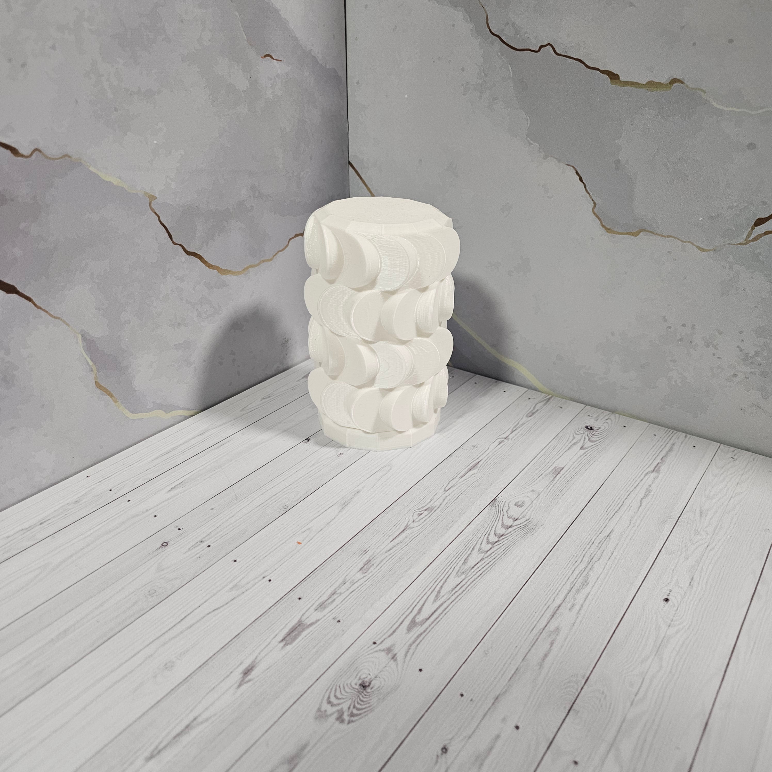 Lámpara Ambient LED "Fases Lunares" - Impresión 3D Única Viña 3D