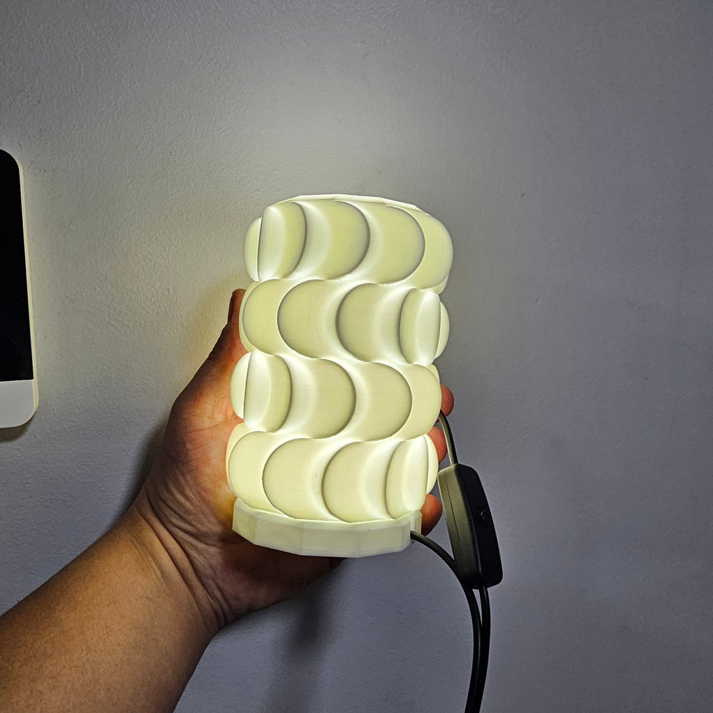 Lámpara Ambient LED "Fases Lunares" - Impresión 3D Única Viña 3D
