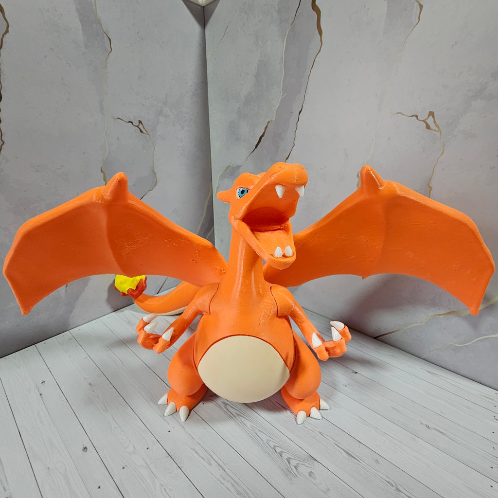 ¡Charizard Gigante de 45cm! Impresión 3D Pokémon de Colección XL