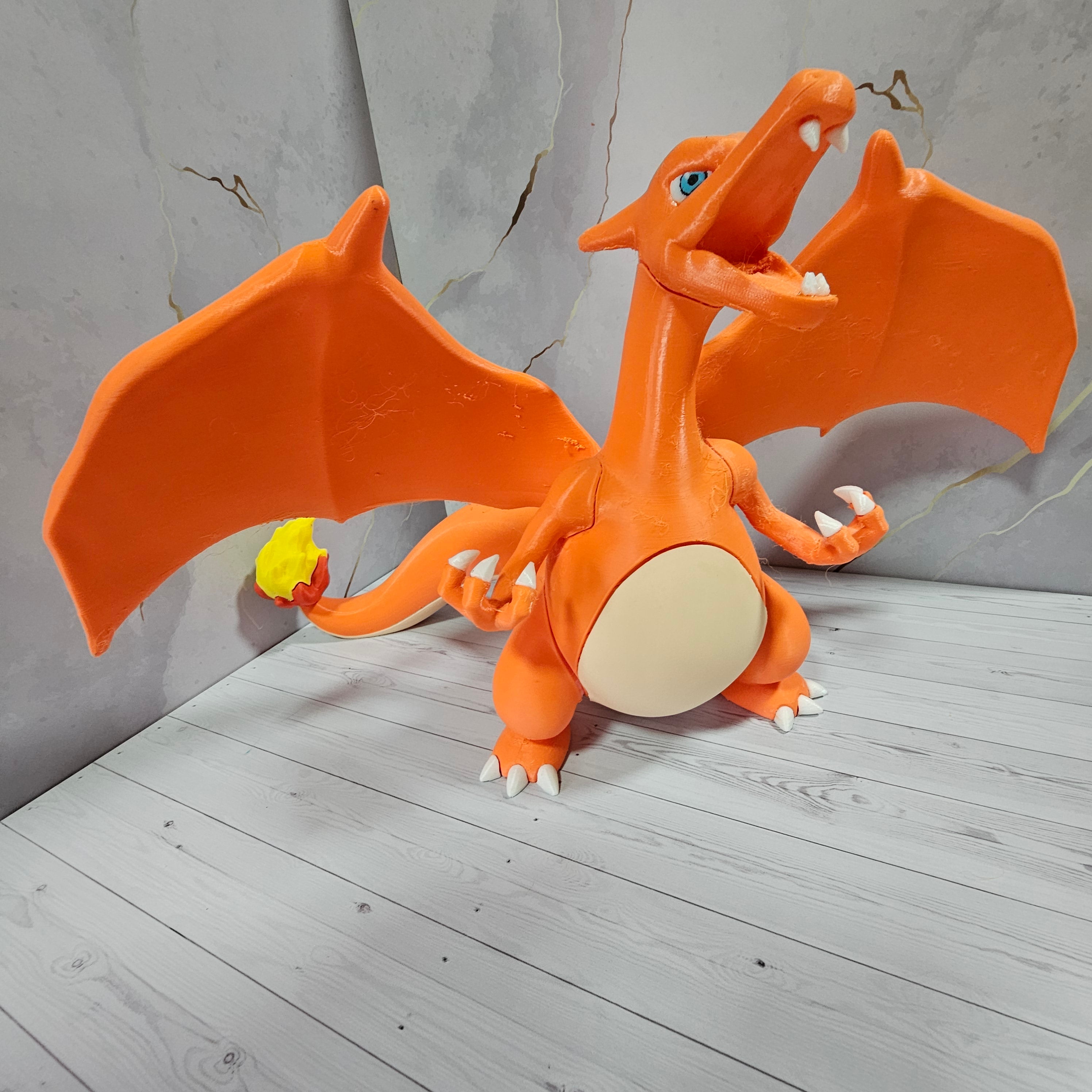 ¡Charizard Gigante de 45cm! Impresión 3D Pokémon de Colección XL