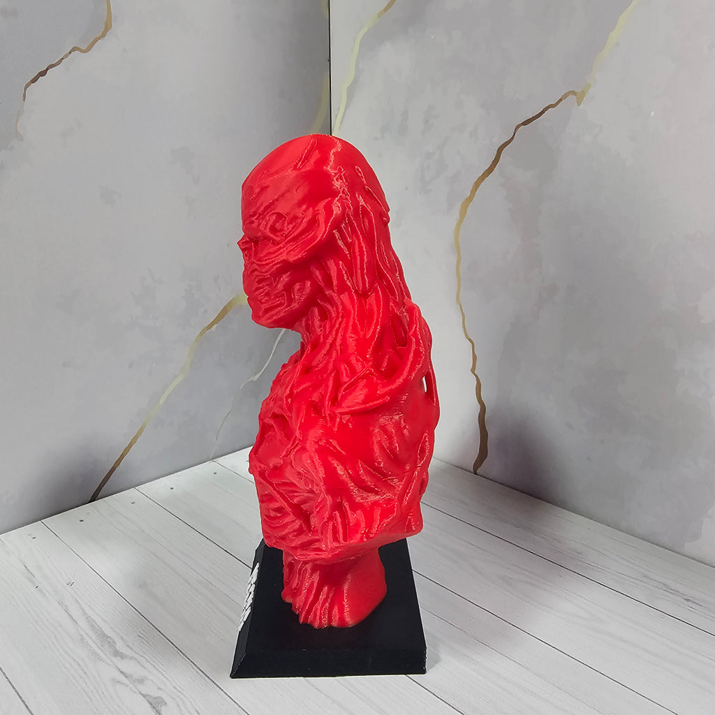 Busto de Vecna "Stranger Things" - Impresión 3D Coleccionable - Rojo