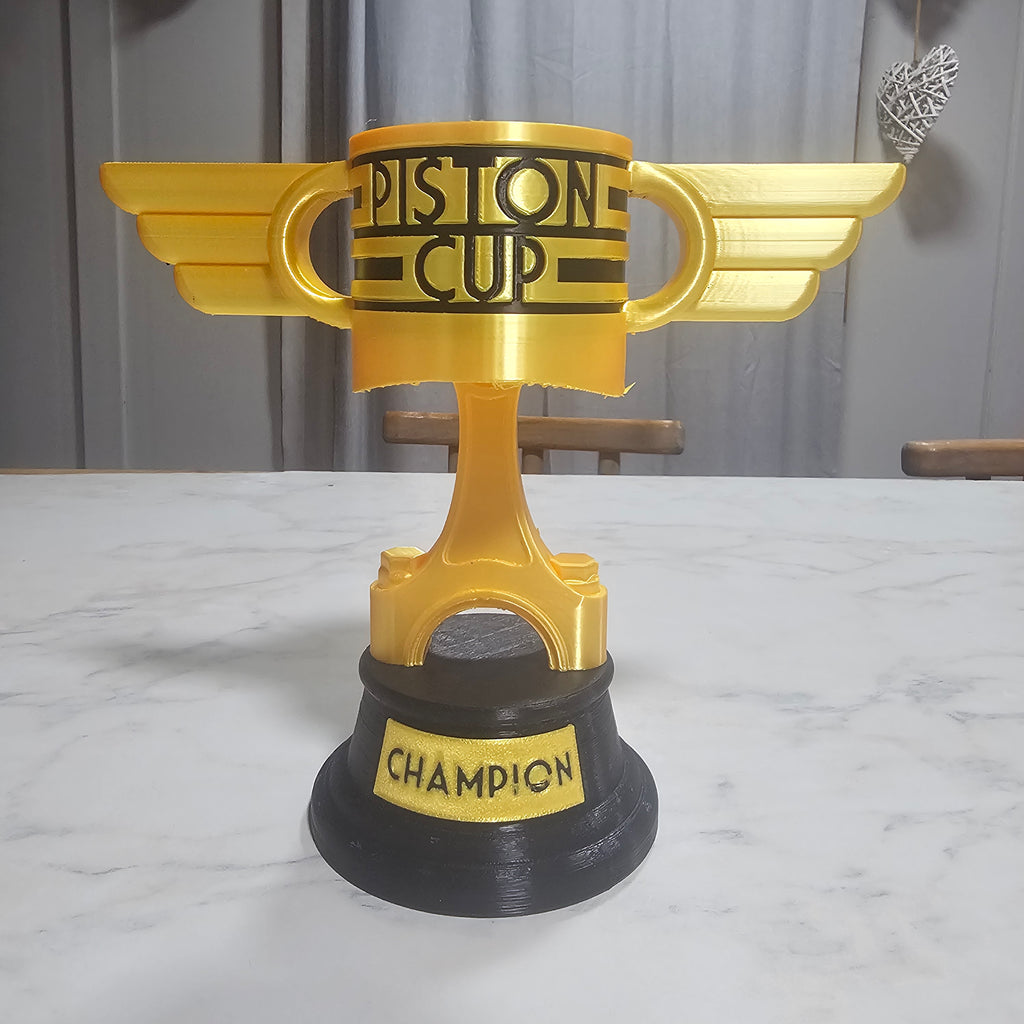 Trofeo Copa Pistón (Cars) - Réplica Impresa en 3D
