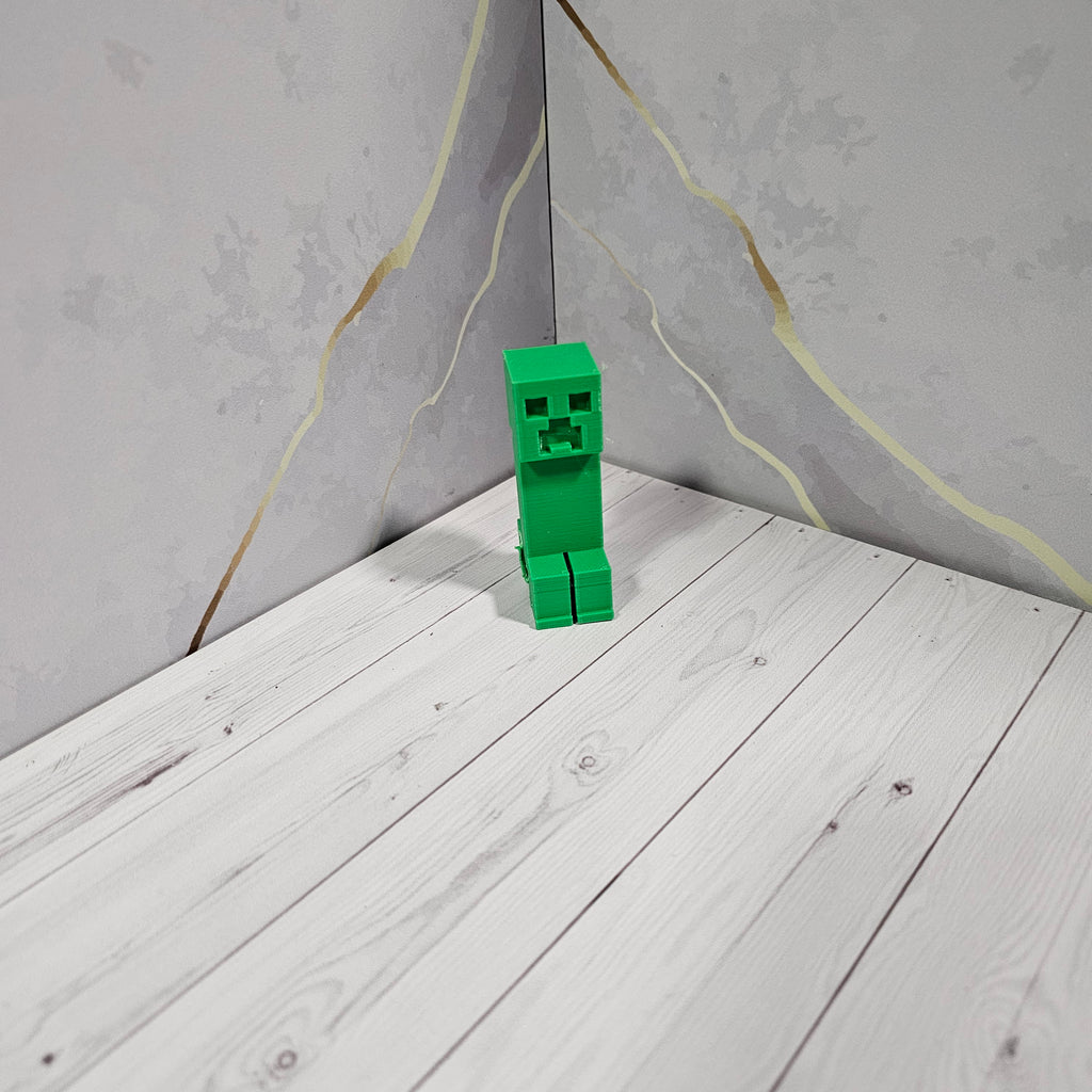 Llavero Creeper de Minecraft - Impresión 3D Premium de Viña 3D