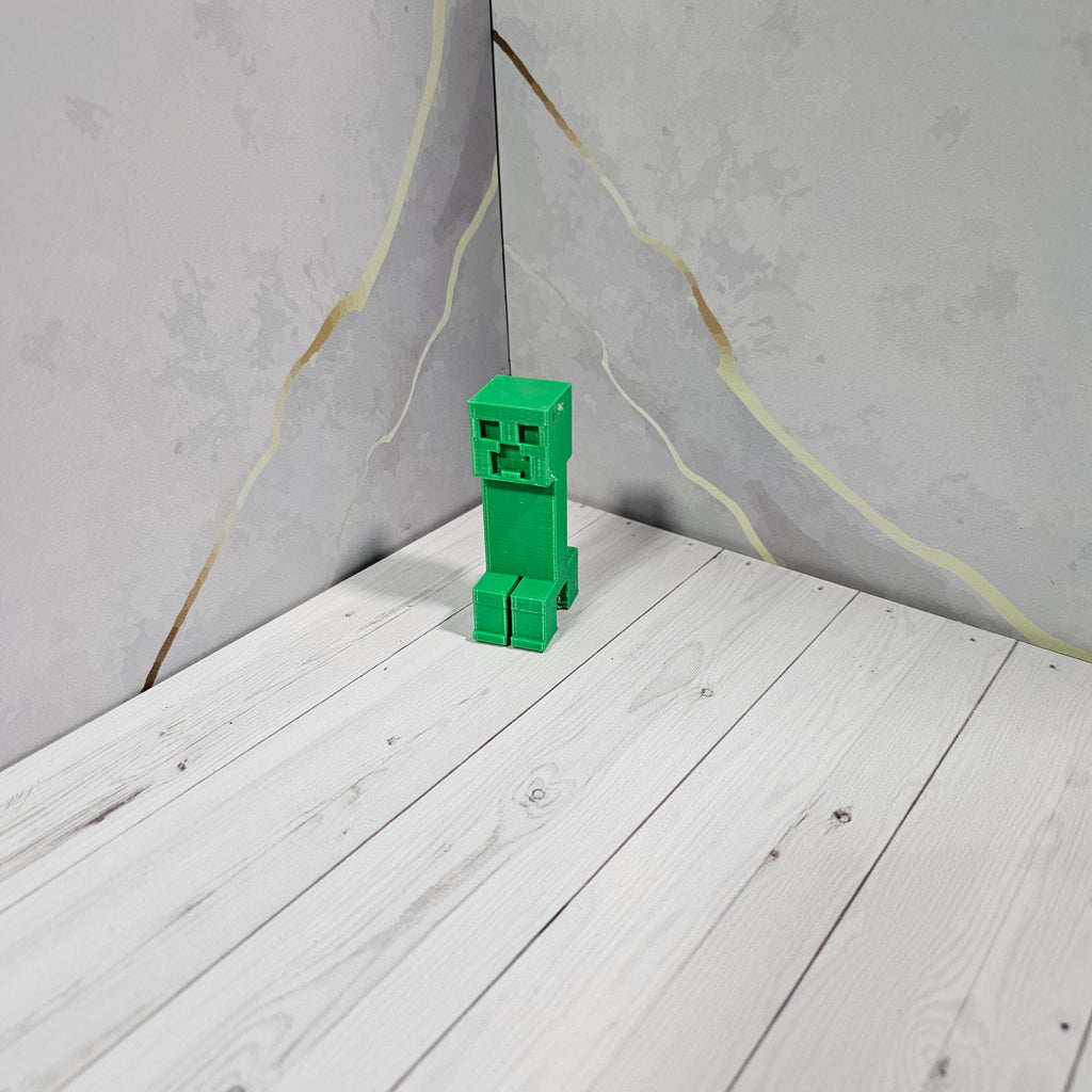 Llavero Creeper de Minecraft - Impresión 3D Premium de Viña 3D