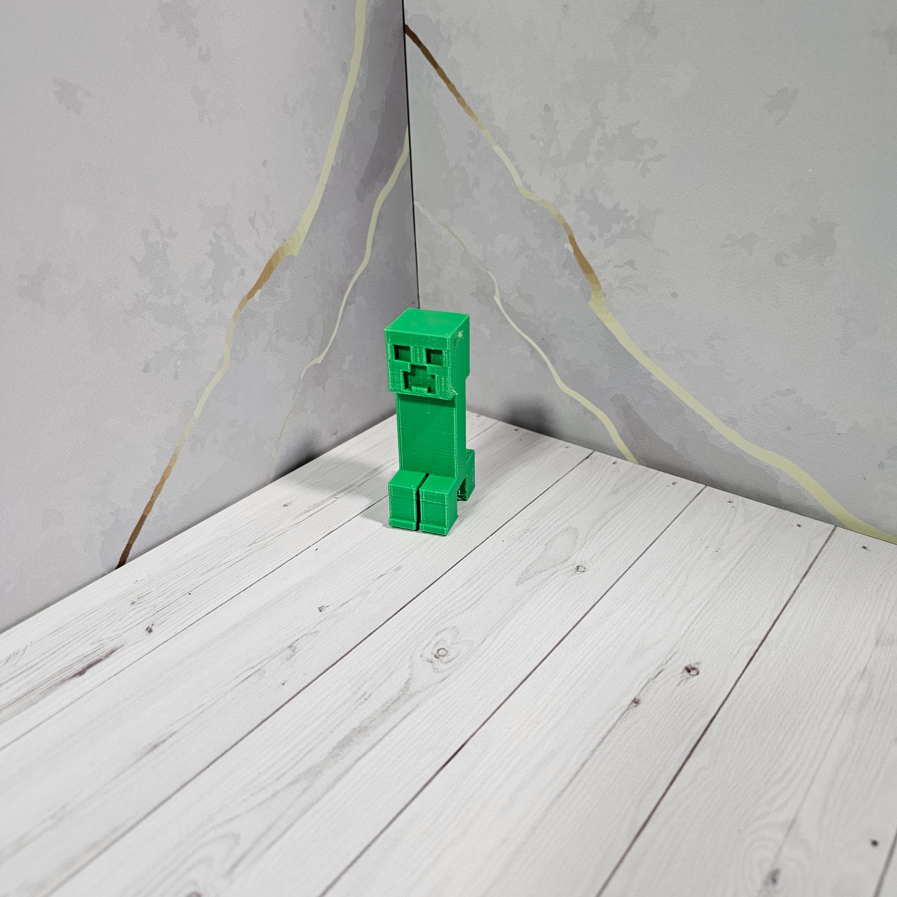 Llavero Creeper de Minecraft - Impresión 3D Premium de Viña 3D