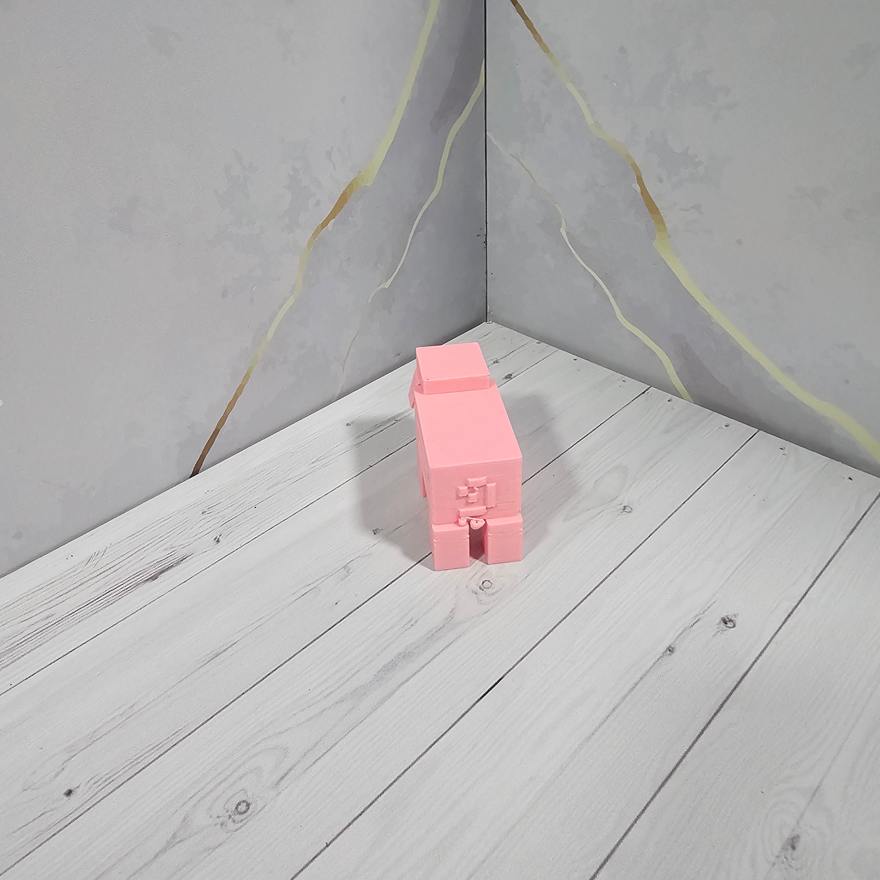 Figura de Cerdito de Minecraft - Impresión 3D Premium de Viña 3D