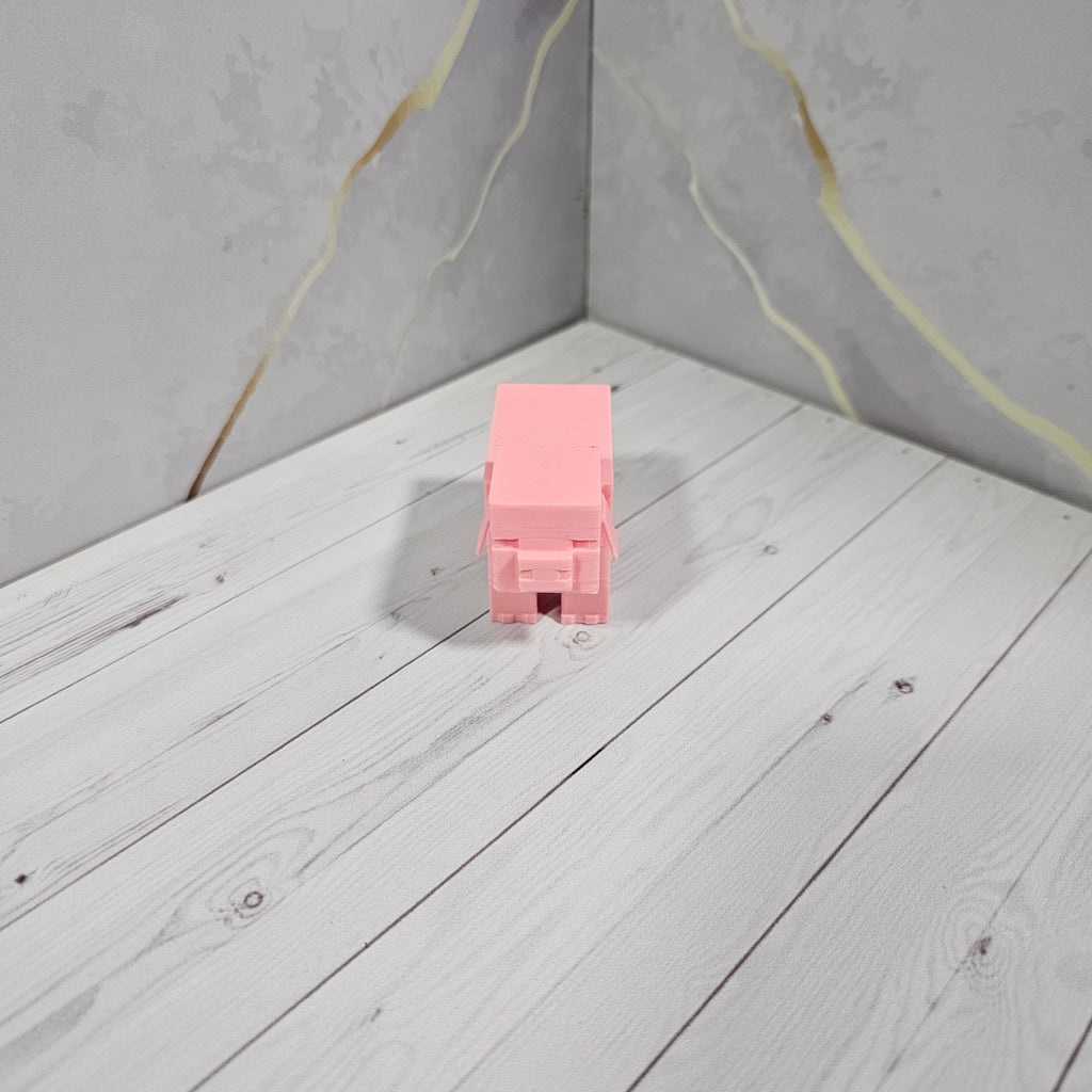 Figura de Cerdito de Minecraft - Impresión 3D Premium de Viña 3D