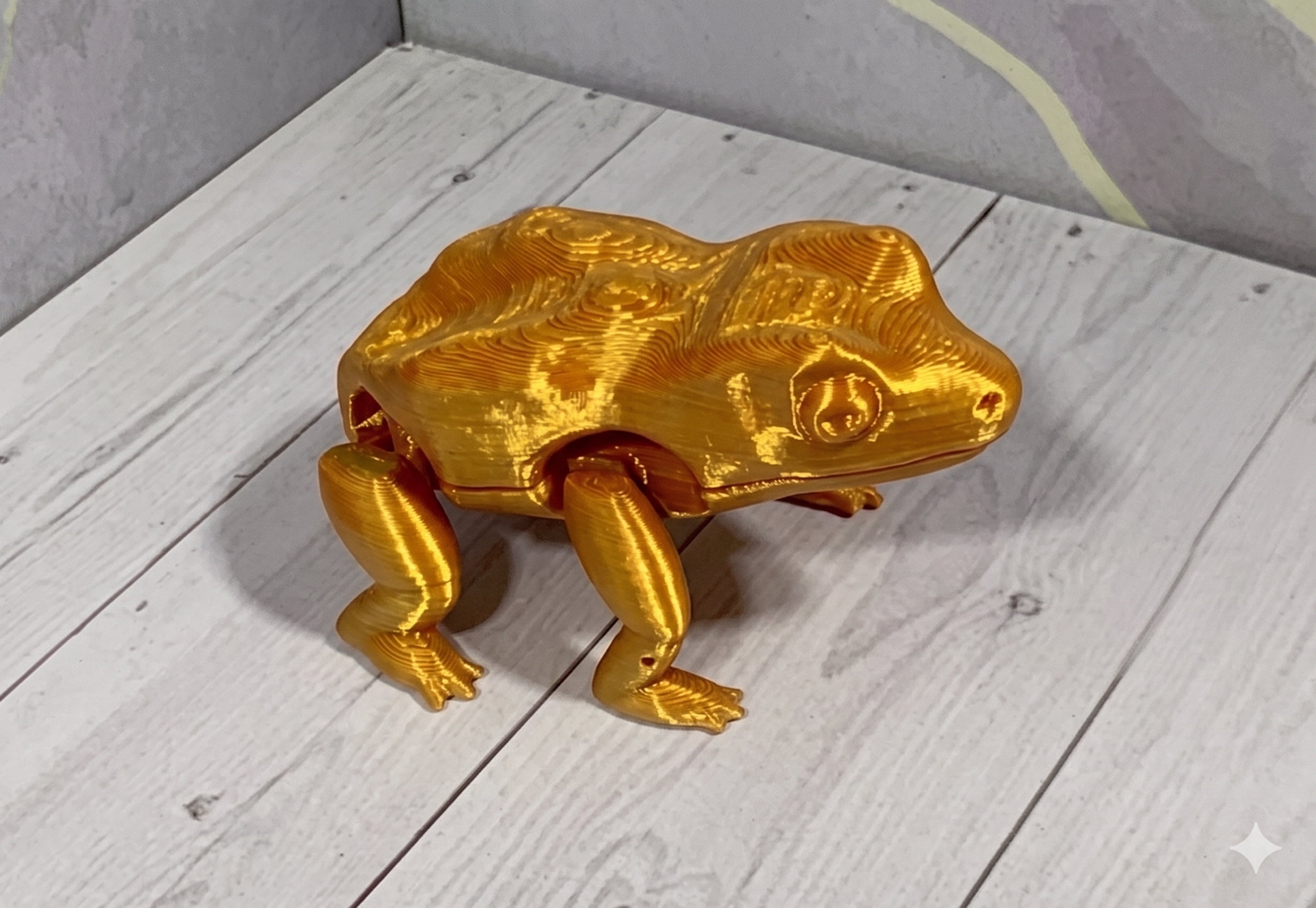 Figura Rana Saltarina "Flexi" - Impresión 3D (Colores a Elección)